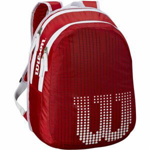 Wilson JUNIOR BACKPACK červená NS - Juniorský tenisový batoh