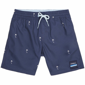 O'Neill PB MINI PALMS SHORTS tmavě modrá 152 - Chlapecké koupací kraťasy