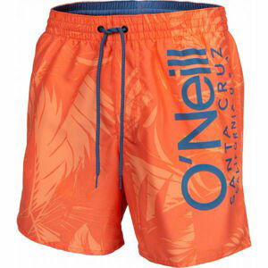 O'Neill PM CALI FLORAL SHORTS oranžová M - Pánské kraťasy do vody