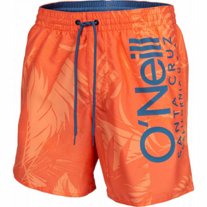 O'Neill PM CALI FLORAL SHORTS oranžová L - Pánské kraťasy do vody