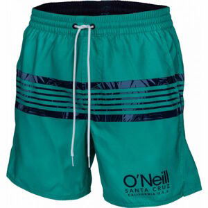 O'Neill PM CALI STRIPE SHORTS tmavě zelená M - Pánské šortky do vody