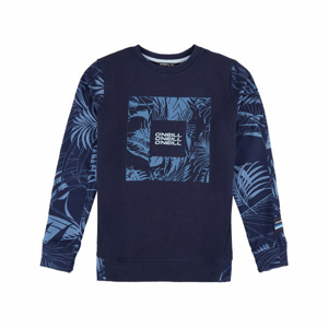 O'Neill LB 3PLE PRINT CREW SWEATSHIRT tmavě modrá 140 - Chlapecká mikina