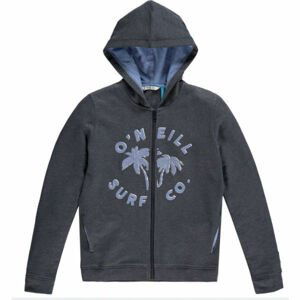 O'Neill LG EASY F/Z HOODIE tmavě šedá 116 - Dívčí mikina