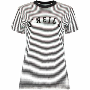 O'Neill LW ESSENTIALS STRIPE T-SHIRT černá XS - Dámské tričko