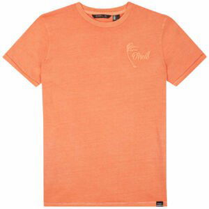 O'Neill LB CARTER WASHED T-SHIRT oranžová 140 - Chlapecké tričko