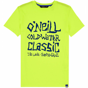 O'Neill LB COLD WATER CLASSIC T-SHIRT Chlapecké tričko, Reflexní neon,Tmavě modrá, velikost 176