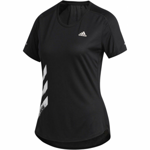 adidas RUN IT TEE 3S W černá S - Dámské sportovní tričko