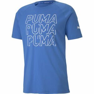 Puma MODERN SPORTS LOGO TEE modrá XL - Pánské triko