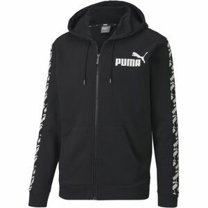 Puma APLIFIED HOODED JACKET FL černá L - Pánská sportovní mikina