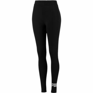 Puma ESS LOGO LEGGINGS Dámské legíny, Černá,Bílá, velikost