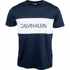 Calvin Klein RELAXED CREW TEE tmavě modrá L - Pánské tričko