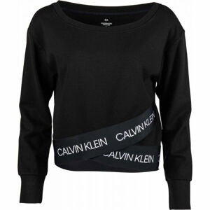 Calvin Klein PULLOVER černá M - Dámská mikina