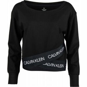 Calvin Klein PULLOVER černá L - Dámská mikina