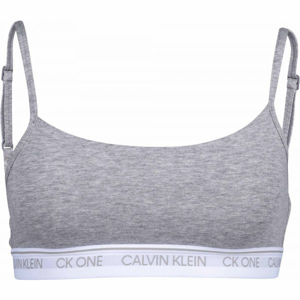 Calvin Klein UNLINED BRALETTE šedá L - Dámská podprsenka