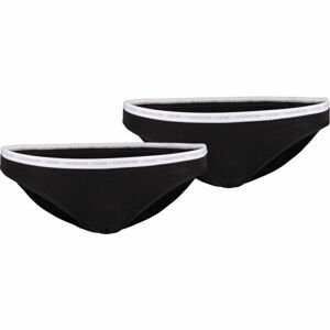 Calvin Klein BIKINI 2PK Dámské kalhotky, černá, velikost XS