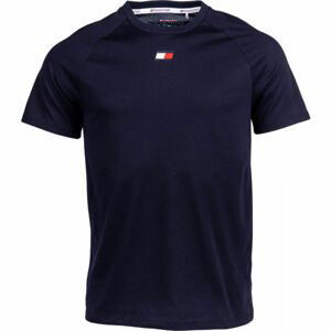 Tommy Hilfiger CHEST LOGO TOP tmavě modrá S - Pánské tričko