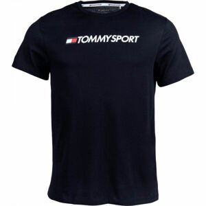 Tommy Hilfiger CHEST LOGO TOP tmavě modrá L - Pánské tričko