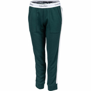 Calvin Klein JOGGER Dámské tepláky, tmavě zelená, velikost XS