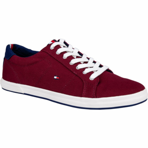 Tommy Hilfiger ICONIC LONG LACE SNEAKER vínová 42 - Pánské tenisky