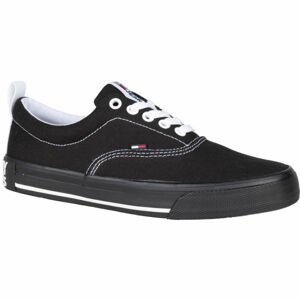 Tommy Hilfiger LOWCUT ESSENTIAL SNEAKER Dámské tenisky, černá, velikost 39