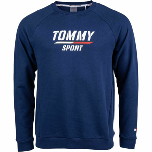 Tommy Hilfiger PRINTED FLEECE CREW  XL - Pánská mikina