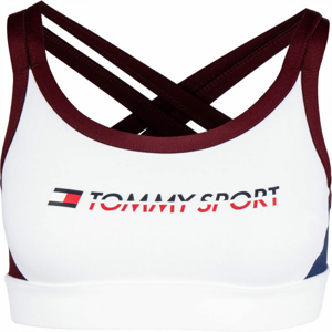 Tommy Hilfiger CO/ EL LOW SUPPORT BRA LOGO Dámská podprsenka, bílá, velikost XS