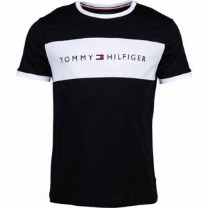 Tommy Hilfiger CN SS TEE LOGO FLAG tmavě modrá M - Pánské tričko