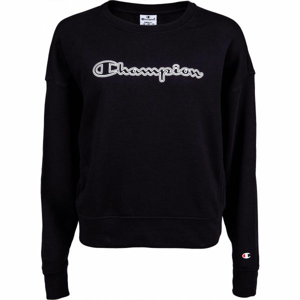 Champion CREWNECK SWEATSHIRT černá L - Dámská mikina