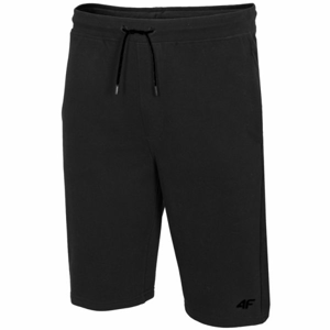 4F MENS SHORTS černá M - Pánské teplákové kraťasy