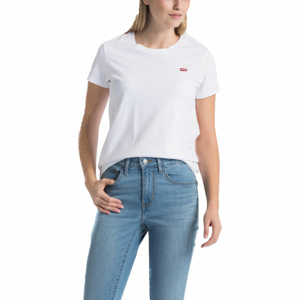 Levi's CORE THE PERFECT TEE Dámské tričko, bílá, velikost M