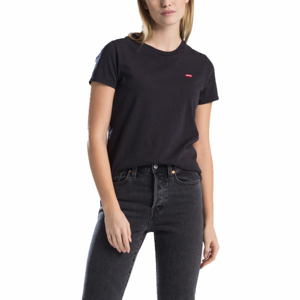 Levi's® CORE THE PERFECT TEE Dámské tričko, černá, velikost