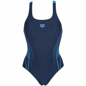 Arena FAIRNESS SWIM PRO BACK ONE PIECE B Dámské jednodílné plavky, Modrá, velikost