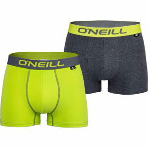 O'Neill BOXER PLAIN 2PACK černá S - Pánské boxerky