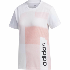 adidas COLOR BLOCK TEE bílá XS - Dámské tričko