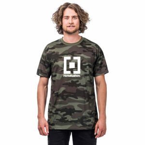 Horsefeathers BASE T-SHIRT tmavě zelená S - Pánské tričko