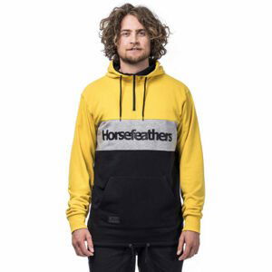 Horsefeathers GRANT SWEATSHIRT Pánská mikina, žlutá, velikost S