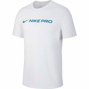 Nike DRY TEE NIKE PRO M bílá XL - Pánské tréninkové tričko