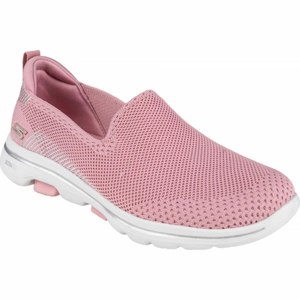 Skechers GO WALK 5 PRIZED růžová 38 - Dámské slip on tenisky