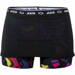 Axis FITNESS SKIRT/SHORTS 2IN1 GIRL Dívčí fitness šortky se sukní 2 v 1, černá, velikost 128