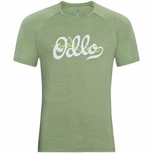 Odlo MEN'S T-SHIRT S/S CREW NECK CONCORD zelená M - Pánské tričko