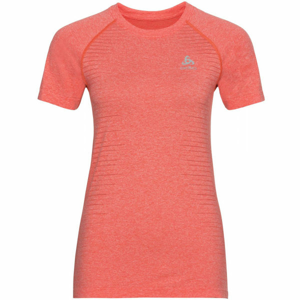 Odlo WOMEN'S T-SHIRT CREW NECK S/S SEAMLESS ELEMENT oranžová S - Dámské tričko