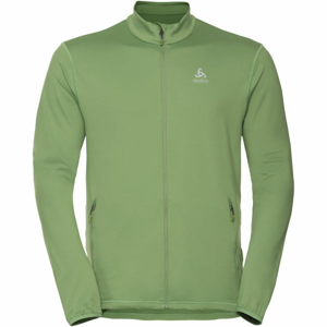 Odlo MEN'S MIDLAYER FULL ZIP ALAGNA zelená XL - Pánská mikina