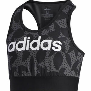 adidas YG XPR BRA TOP Dívčí sportovní podprsenka, černá, velikost 116