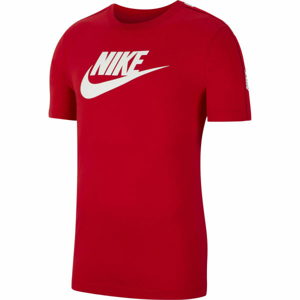 Nike NSW HYBRID SS TEE M červená XL - Pánské tričko