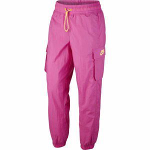 Nike NSW ICN CLSH PANT WVN W červená XS - Dámské tepláky