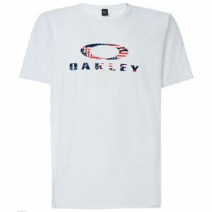 Oakley USA FLAG ELLIPSE SS TEE bílá XL - Pánské triko