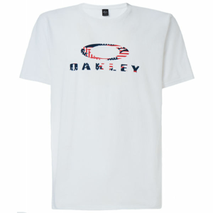 Oakley USA FLAG ELLIPSE SS TEE bílá XXL - Pánské triko