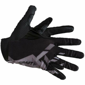Craft PIONEER CONTROL Cyklistické rukavice, černá, velikost L