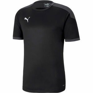 Puma TEAM FINAL 21 TRAINING JERSEY Pánské tréninkové triko, černá, veľkosť XS