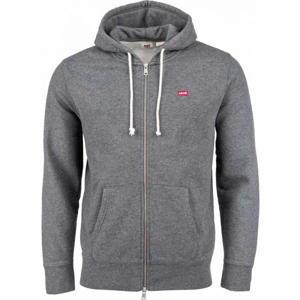 Levi's NEW ORIGINAL ZIP UP CORE Pánská mikina, šedá, velikost